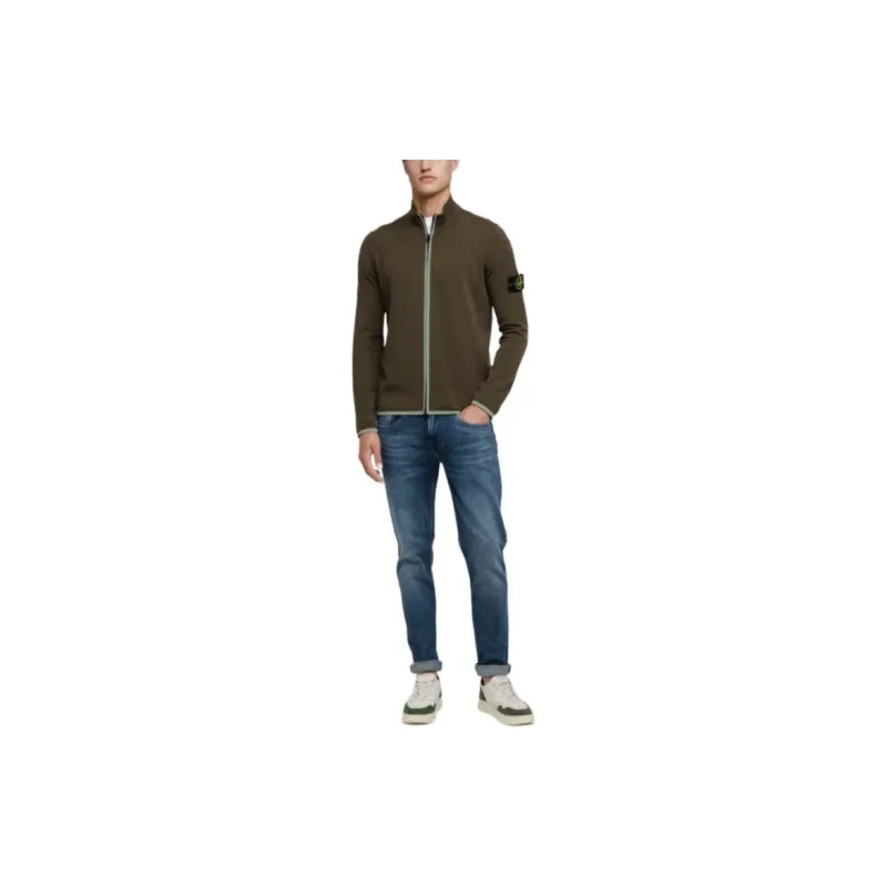 STONE ISLAND Compass motif Zip up Sweatshirt-3