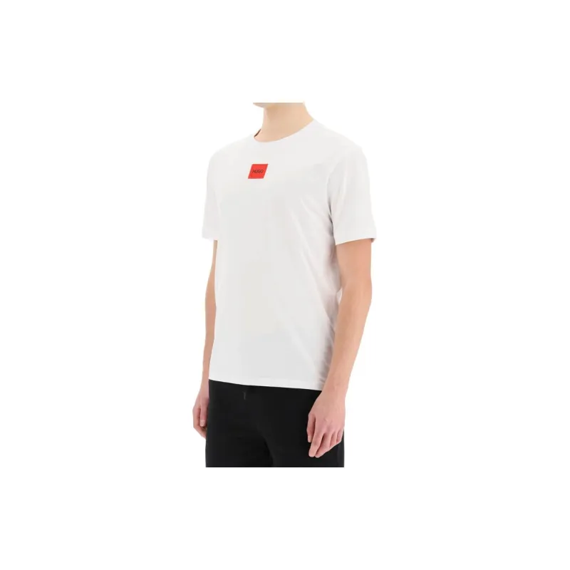 HUGO BOSS Logo Label Jersey T Shirt-3