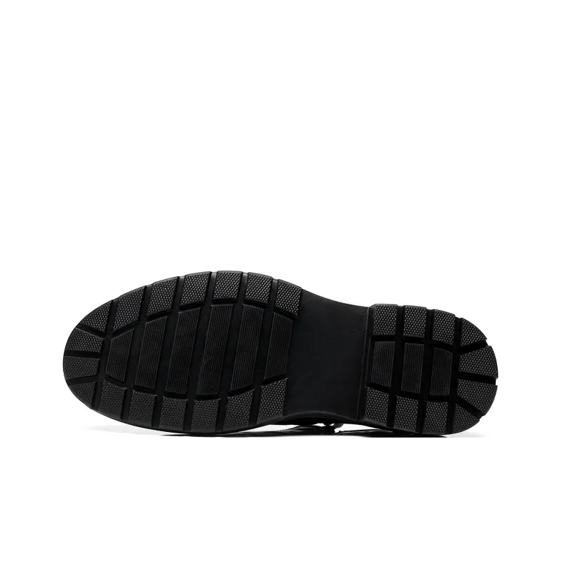 15 MINS Dress Shoes Men Low Top Black-6
