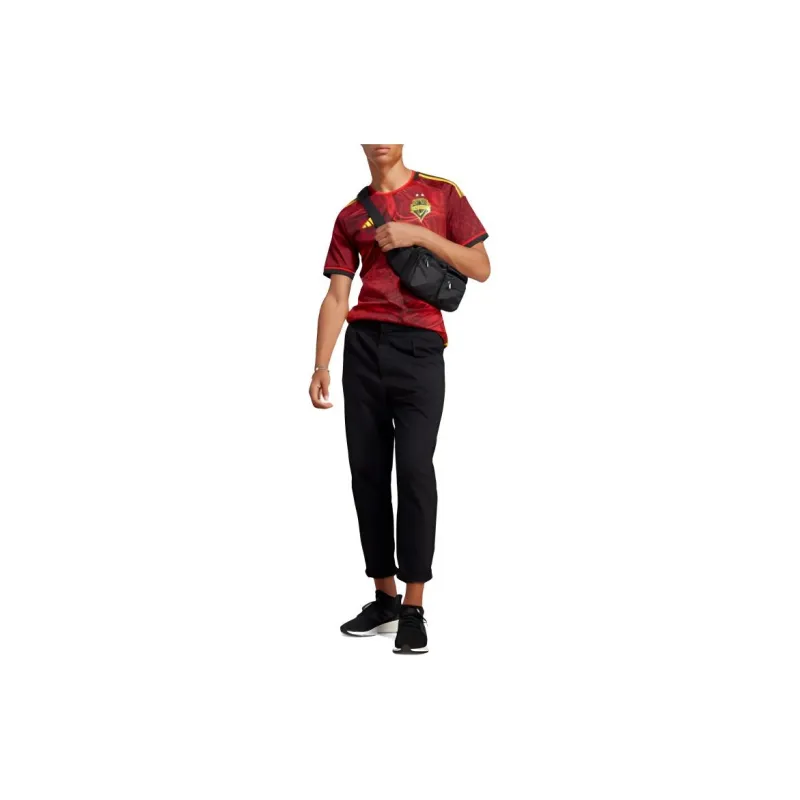 Adidas Soccer Jersey Men's Red/Black Color-5
