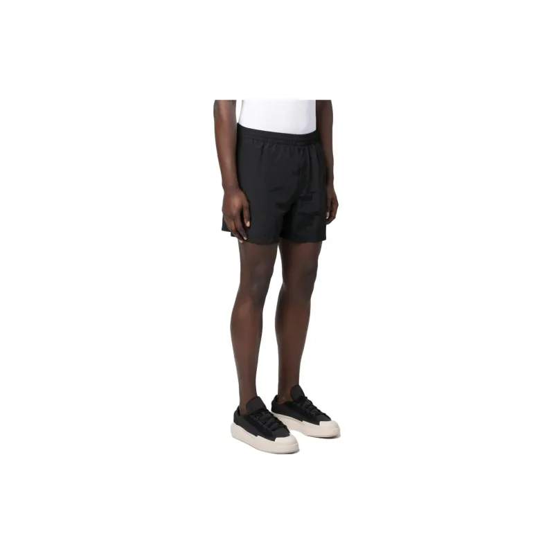 Y 3 Logo print Elasticated waist Track Shorts-3