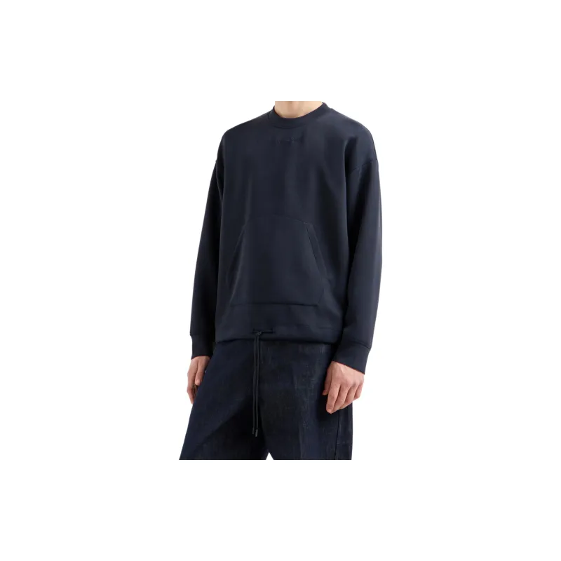 EMPORIO ARMANI FW24 Sweatshirt Men's Marine Blue-1