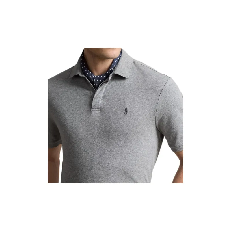 Polo Ralph Lauren SS24 Polo Shirt Men's Steel Gray-4