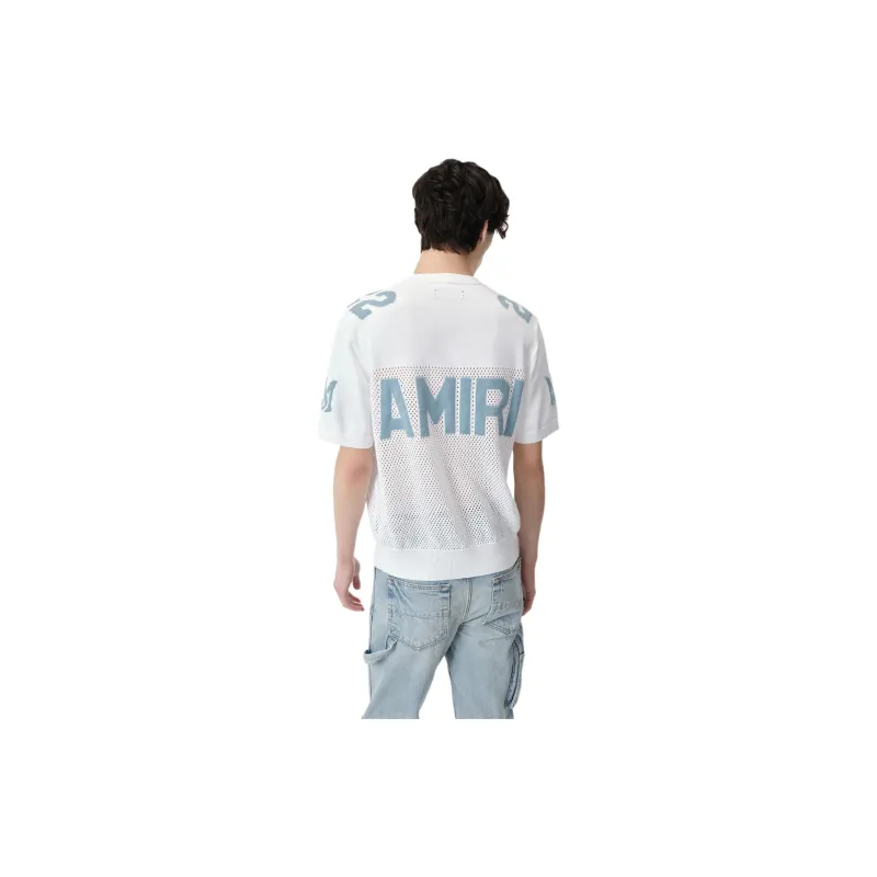 AMIRI T Shirt Men's White Sky Blue-2
