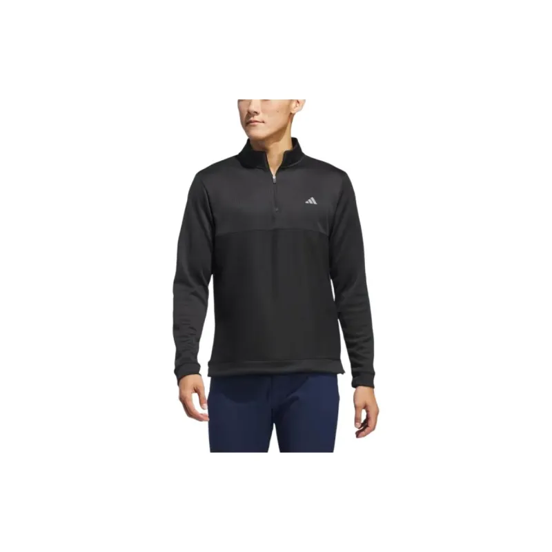 Adidas Free Shipping With AdiClub Ultimate365 Textured Quarter Zip Top-2