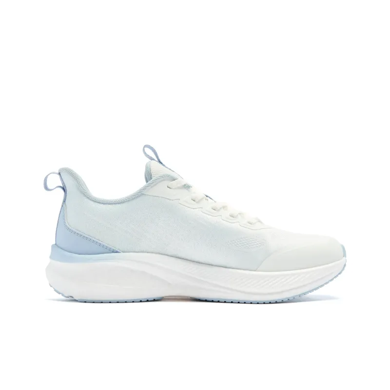 QIAODAN Rapid LITE Running Shoes Women's Low Top Ivory/Rain Blue-1