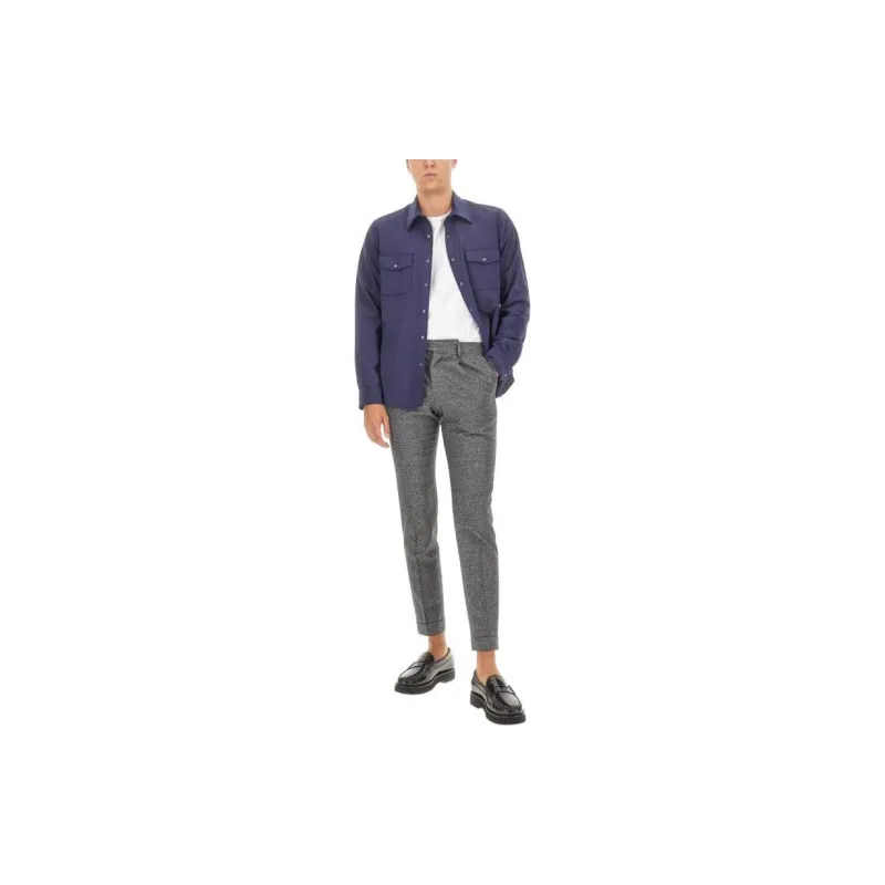 ASPESI Press Stud Fastened Long Sleeved Shirt-3