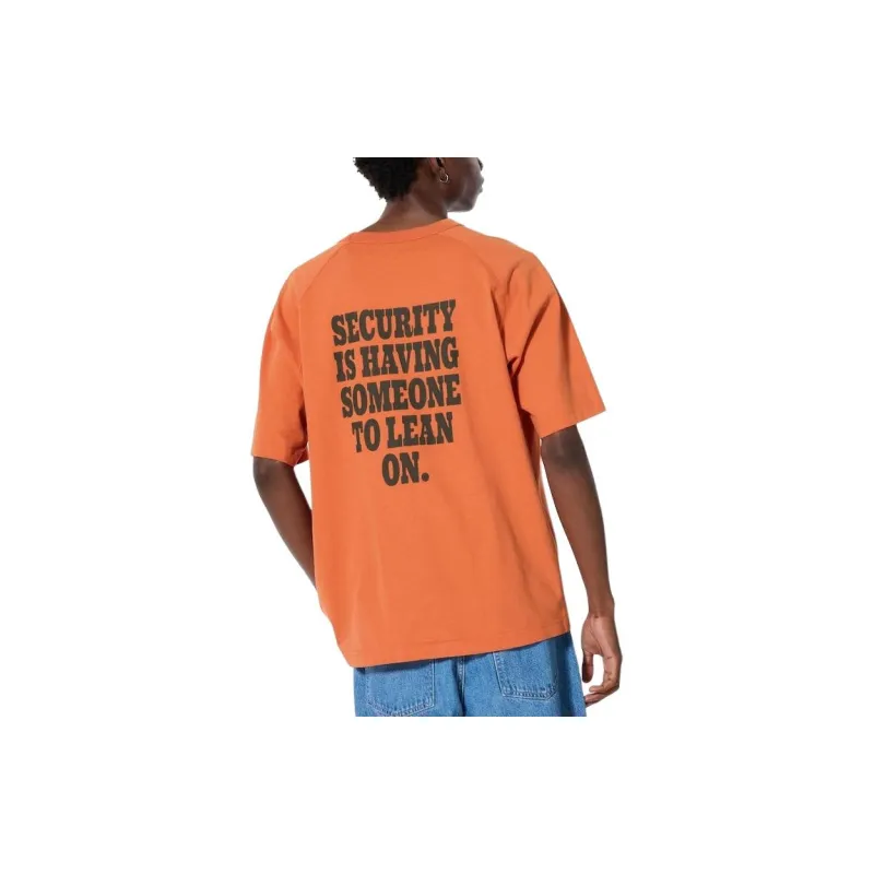 UNIQLO X PEANUTS Co branded Series T Shirt Unisex Orange Yellow-3
