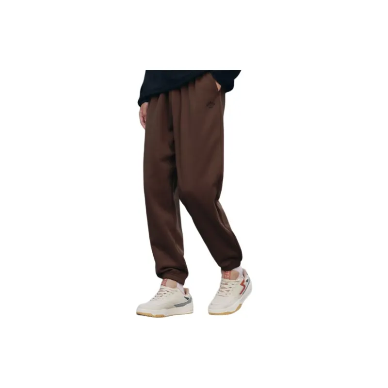 361° Basketball Collection Knitted Sports Pants Unisex Dark Brown Coffee-4