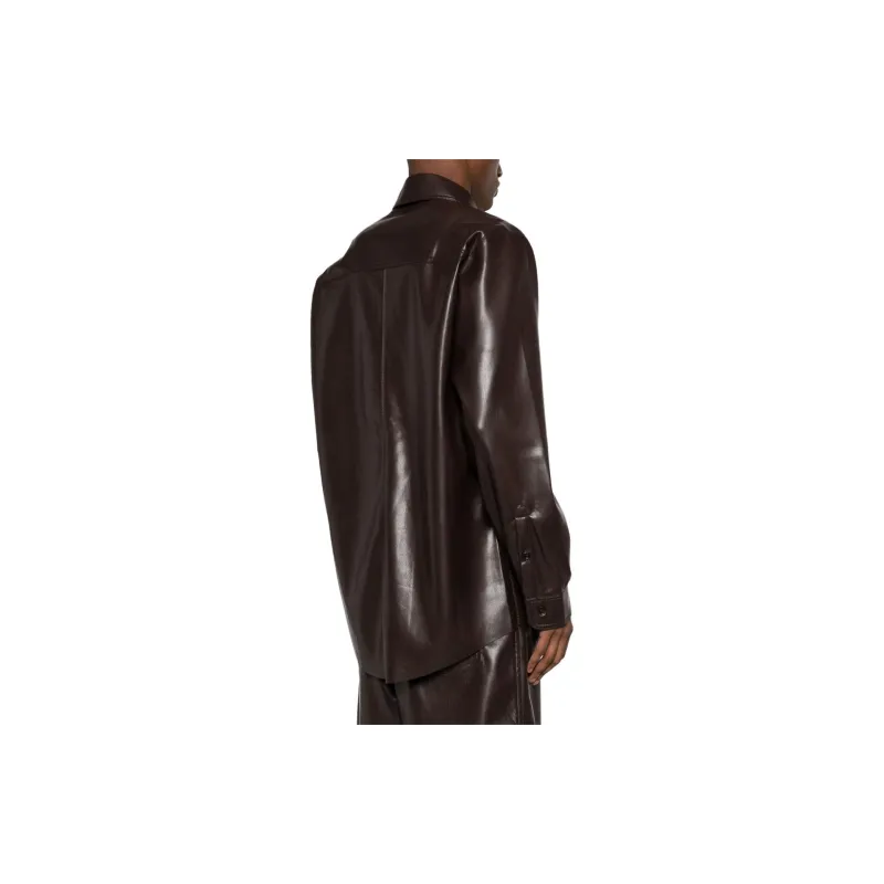 NANUSHKA Duco Faux leather Shirt-3