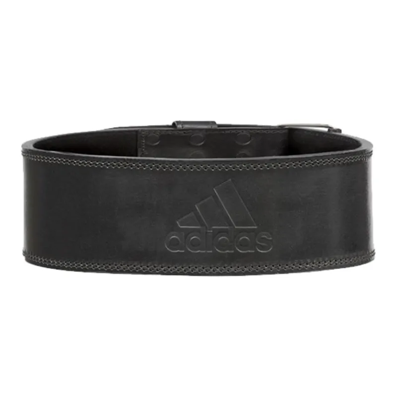 Adidas Back Support Braces Fitness Protective Compression Black Leather Unisex-0