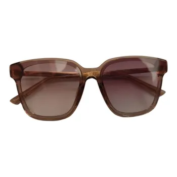 BONNIECLYDE Square Sunglasses Unisex Brown