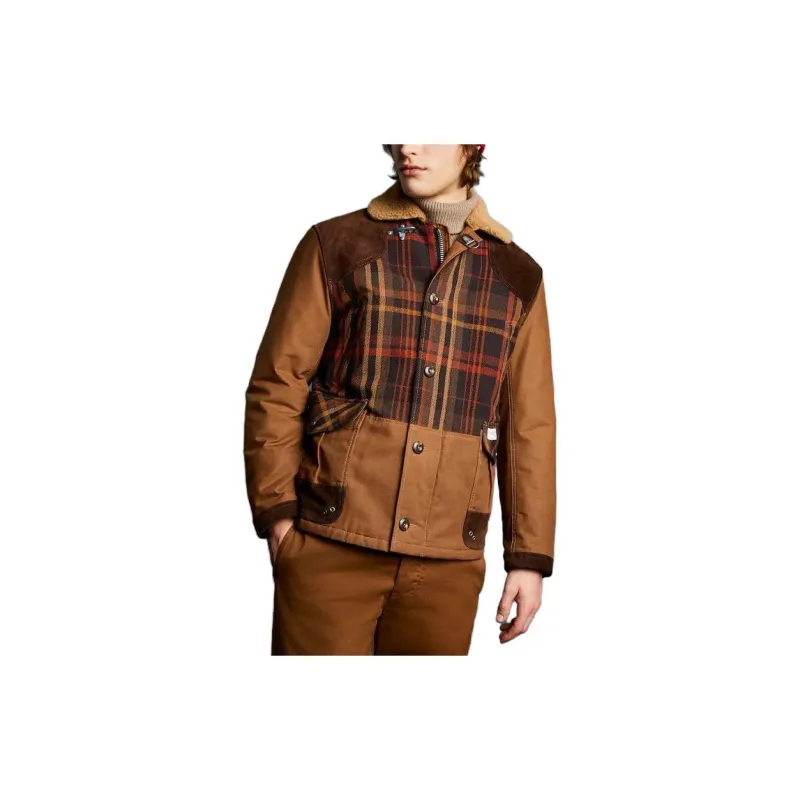 FAY Plaid pattern Field Jacket-3