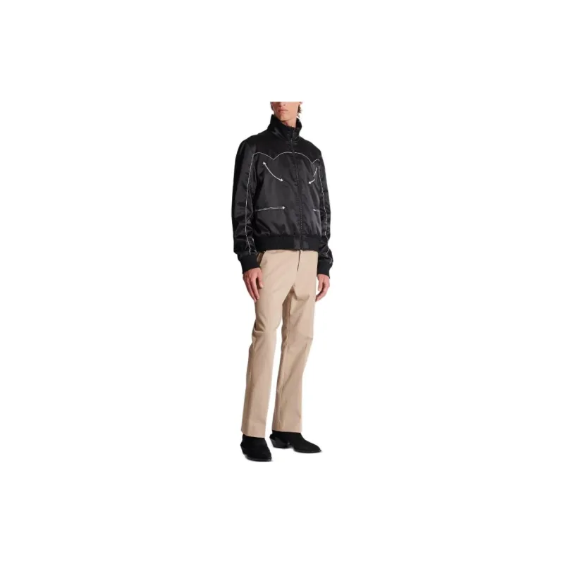 BALMAIN Stars Reversible Bomber Jacket-5