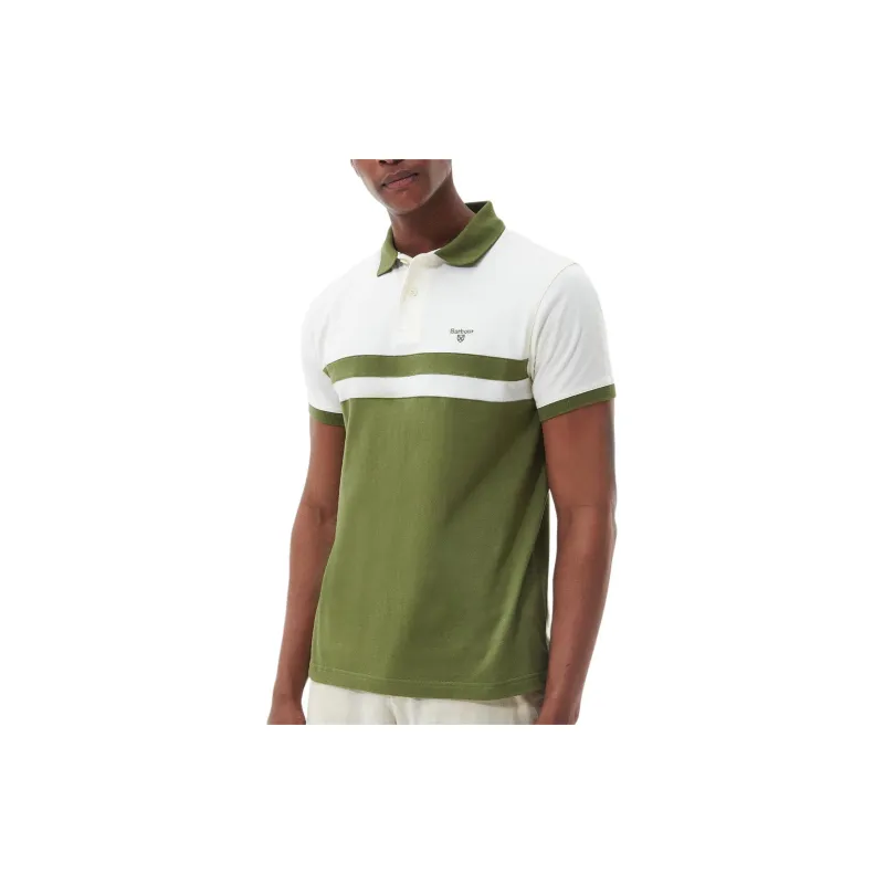 BARBOUR Polo Shirts Men Olive Green-2
