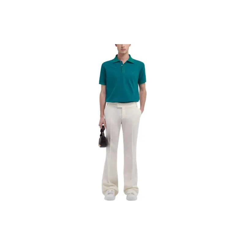Roberto Cavalli SS24 Polo Shirt Men's Blue-1