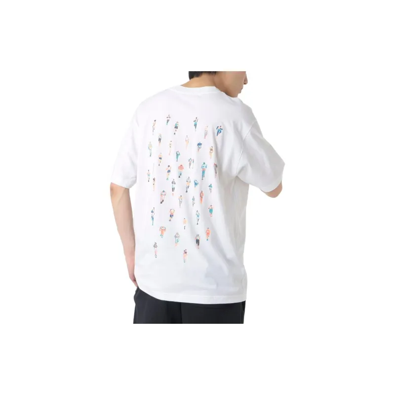New Balance Drop Shoulder Sleeve T Shirt Men's White-3