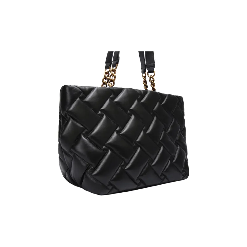 Kurt Geiger London Lambskin Tote Bag Shopping Bag Shoulder Bag Handbag Women's Black-2