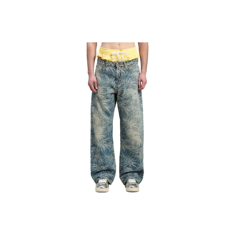 PALM ANGELS Wash Loose 5 Pocket Jean -1