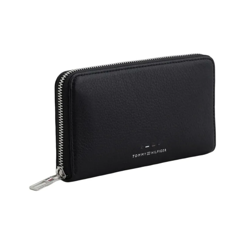 Tommy Hilfiger Cow Leather Wallet Regular Unisex Black-1