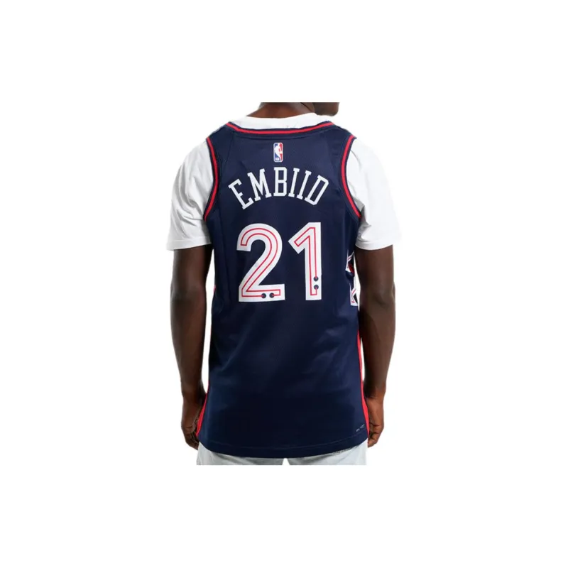 Nike Dri Fit Nba Swingman Joel Embiid Philadelphia 76Ers City Edition 2023/24 Jersey-3