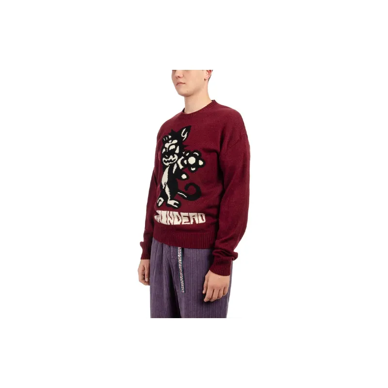 Brain Dead Sweaters Men Red-4