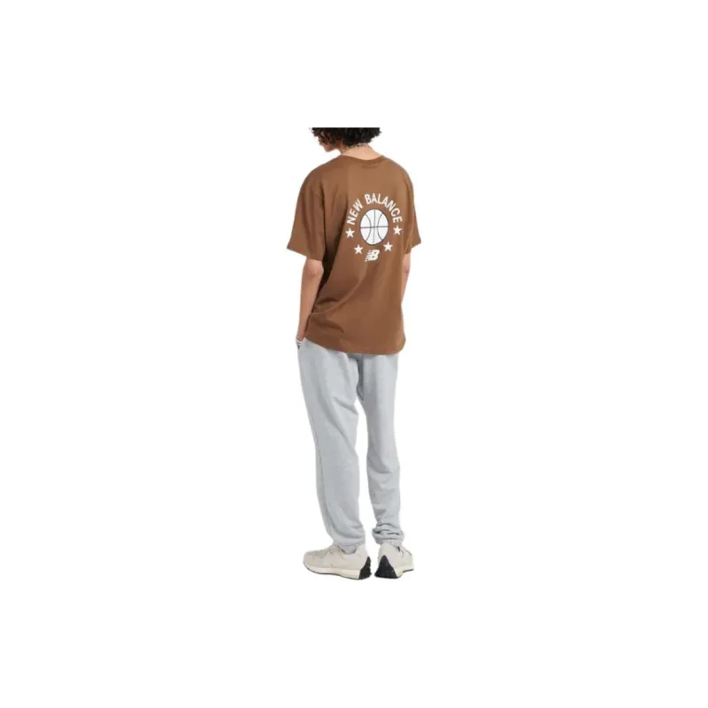 New Balance T Shirt Men's Brown-3