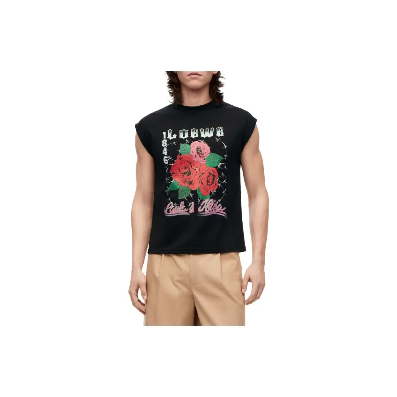 LOEWE T Shirts Men Black-2