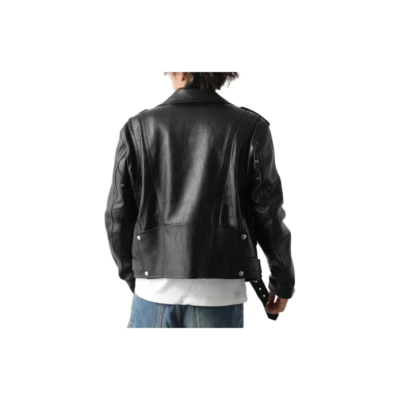 CELINE Biker Leather Jacket-5