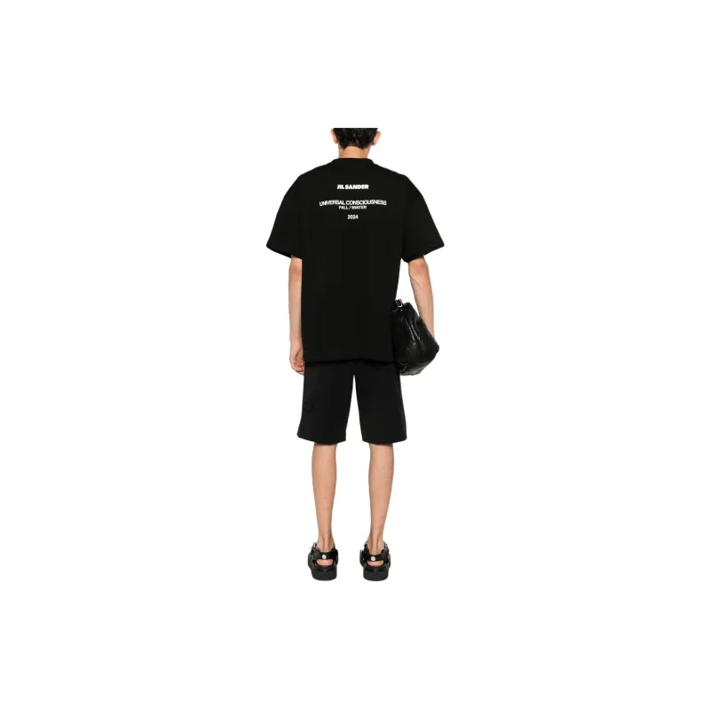 JIL SANDER Logo-print Layered T-shirt-1