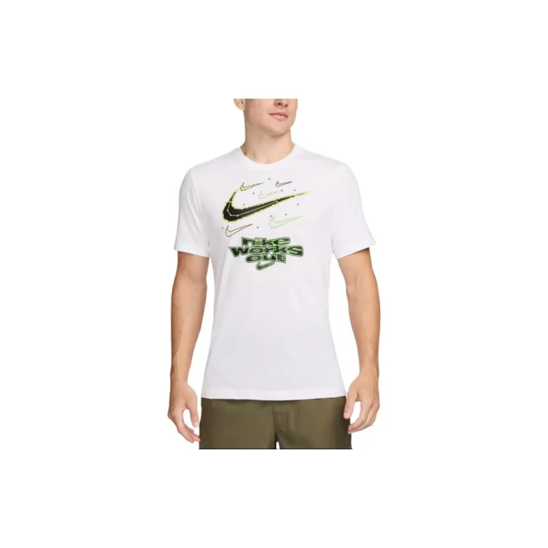 Nike T Shirts Unisex White-4