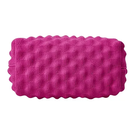 JC DAMO Eco-Friendly Yarn One Shoulder Handbags Women's Rose Red/Black-3