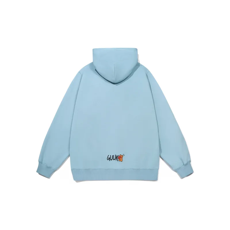 Guuka x AGAHO Sweatshirt Unisex Floral Apricot-15