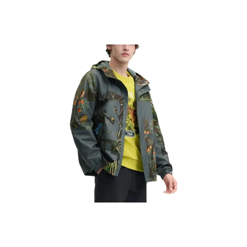 FILA x LUSUO Jackets Coats Men Green-3