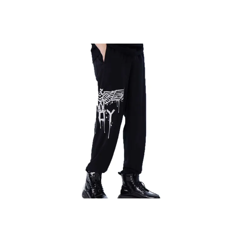 Boy London SS24 Casual Pants Men's Black-4