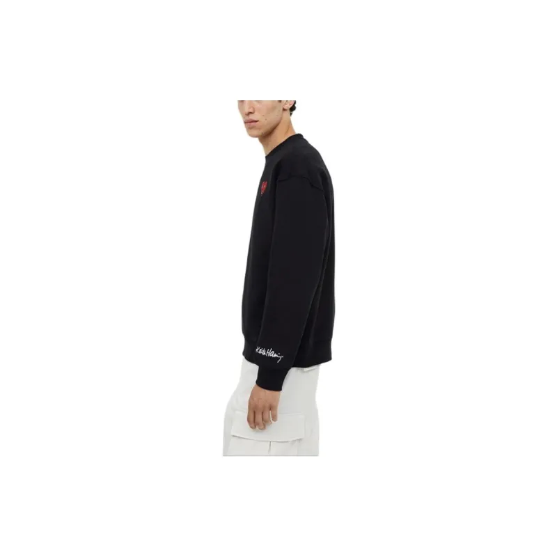 H&M x ·/Keith Haring Sweatshirt Men's Black-2