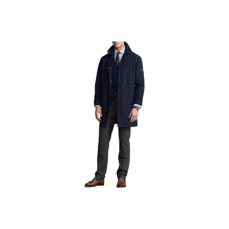 Polo Ralph Lauren Trench Coat Men's Marine Blue-1