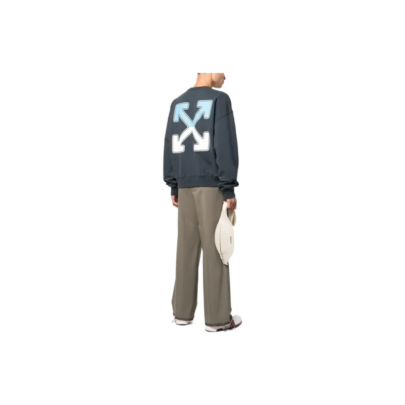 OFF WHITE Between Arrow Oversized Crewneck-2