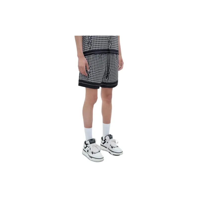 AMIRI Staggered Houndstooth Silk Short-4
