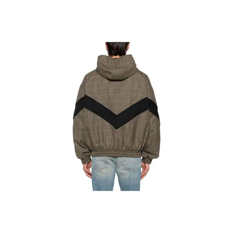 Golden Goose Deluxe Brand Checked Hooded Zip Up Jacket-2