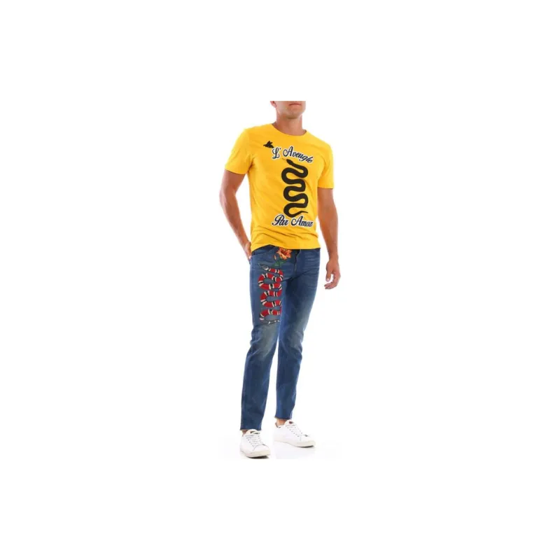 GUCCI Jeans Men Blue-1