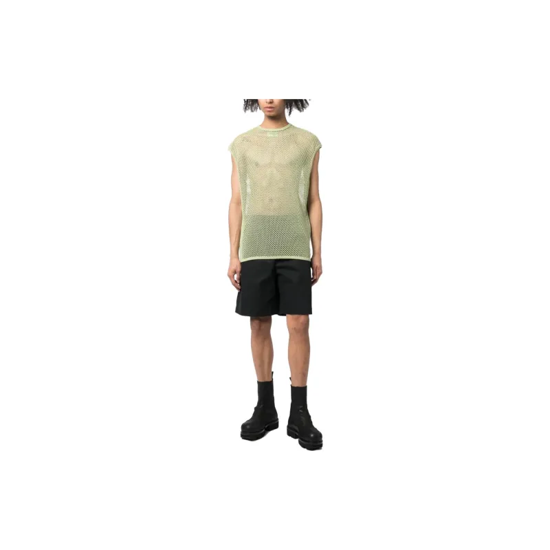 RAF SIMONS Tank Tops Men Mint Green-1