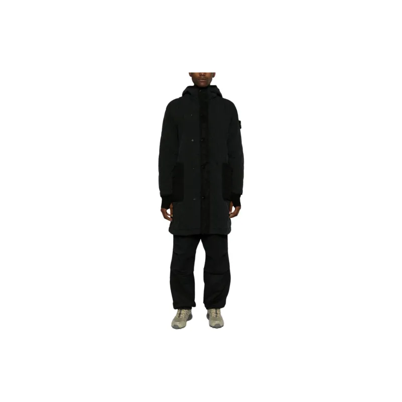 STONE ISLAND Jackets Coats Men's Black-2
