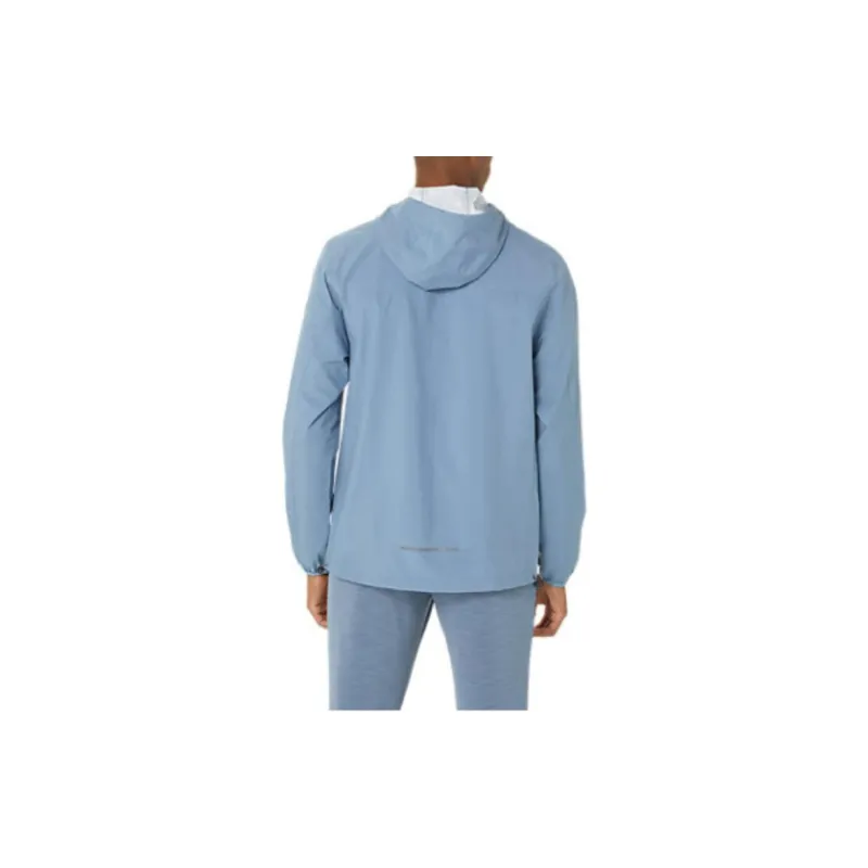 Asics Waterproof Jacket Jackets Coats Men's Blue-2