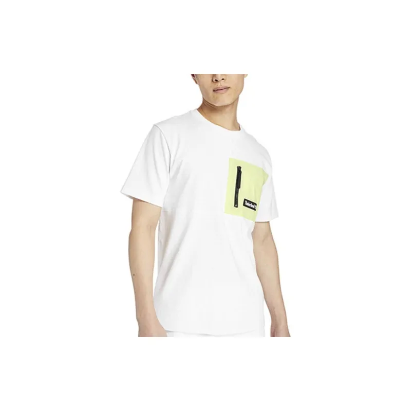 Timberland T Shirts Men White-2