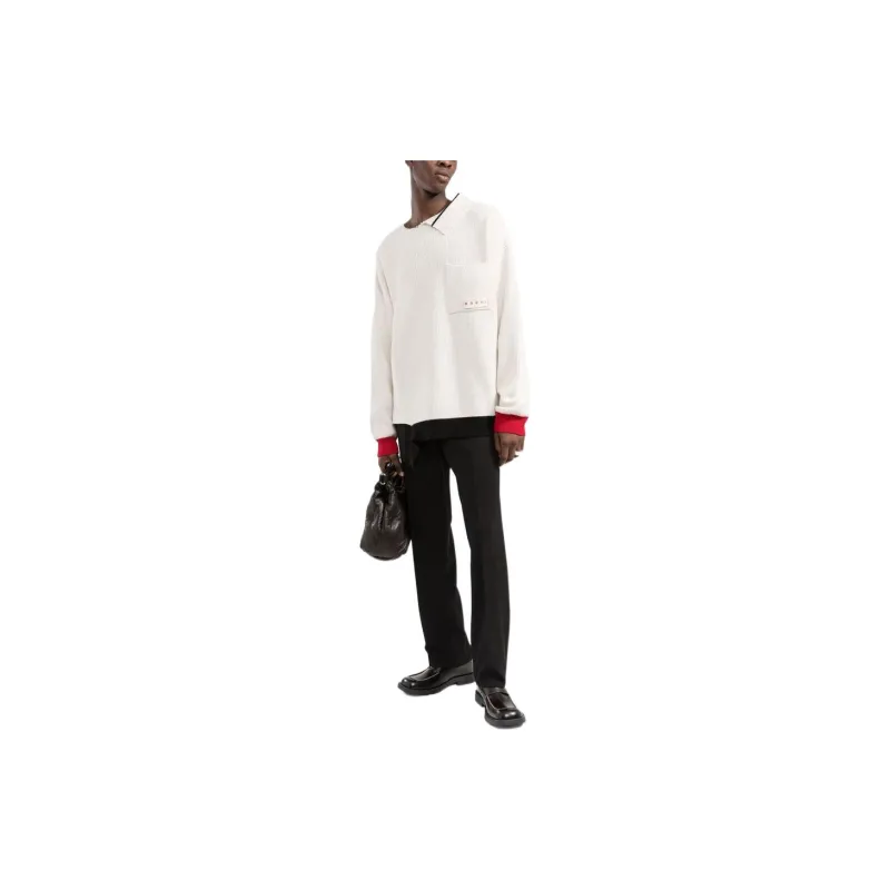 MARNI Sweaters Men White-3