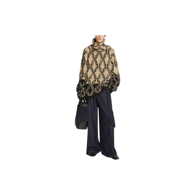 DRIES VAN NOTEN Wool Cargo Trousers-2