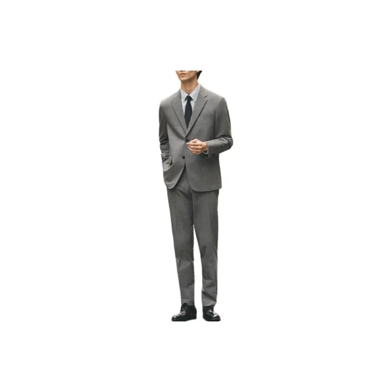 UNIQLO Business Suit Men's Sky Gray-1