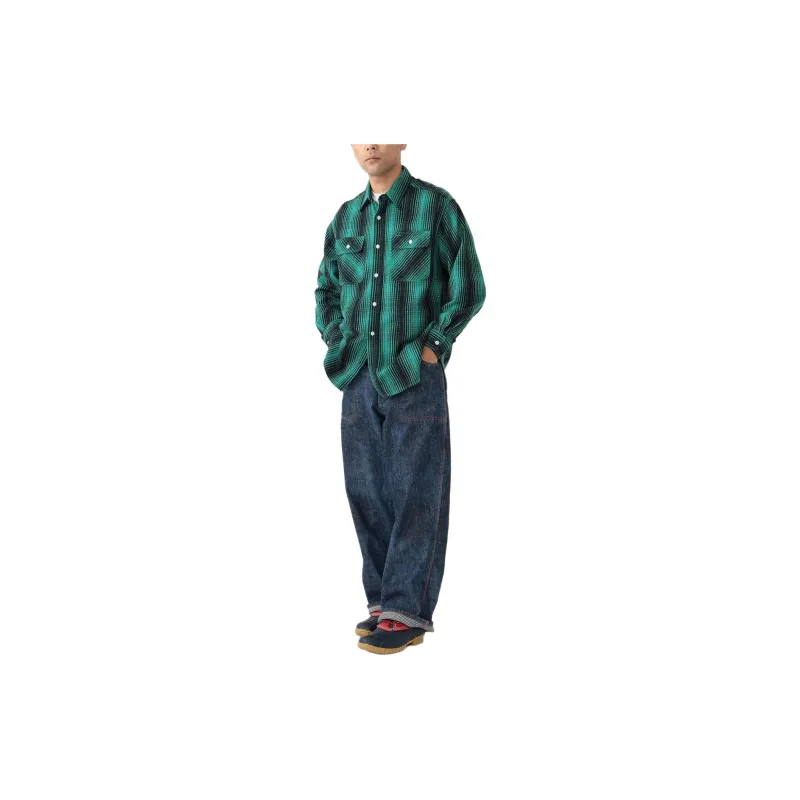 Beams FUTURE ARCHIVE Series Jeans Men Indigo-4