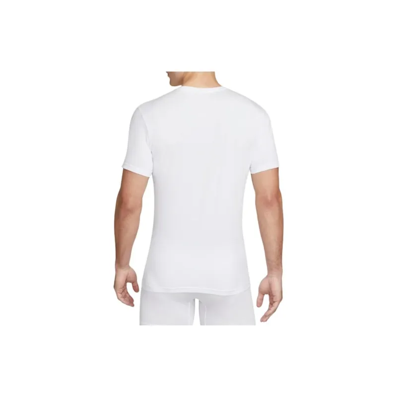 Nike Slim Fit V Neck Undershirt T Shirt Men's 2 Pack White-4